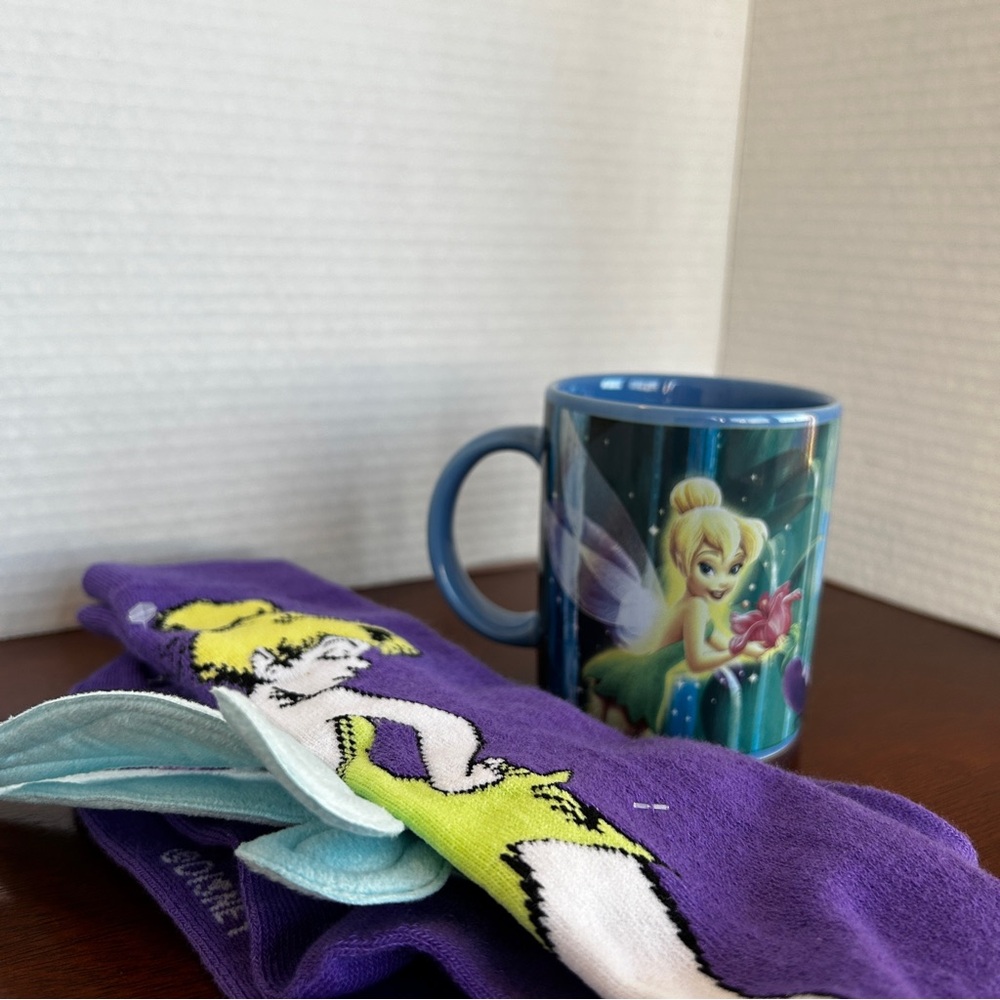 Disney Tinkerbell Mug/Cup and Sock Bundle